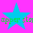 Four identical blue stars on a bright pink background with green text reading "upper stapper" below each star.