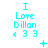 Cyan text and symbols on white background with animated changes across three of identical static frames