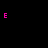 Pixelated pink text fragments on black background form a shifting wordwall of partial words and letters, with no visible characters or motion.
