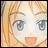 A pixelated anime-style character face with blue eyes and blonde hair on the left, next to a black background with white text "Anime IM" above smaller text "COM" on the right.