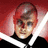 Pixelated image of a figure with a lightsaber against a red background, with overlaid text about emptiness and loneliness.