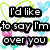 Pixelated text in black outlines with white fill arranged across four , surrounded by colorful heart and flower shapes on a white background