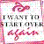 Pixelated static icon with pink border, white background, and stylized text reading "I WANT TO START OVER" flanked by two musical notes in shades of purple and red.