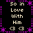 Pixel art with repeated text and symbols on black background, bordered by purple decorative elements