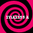 Four identical pink and black spiral patterns arranged in a , each containing pixelated white text reading "inuiss a"