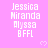 Static image with pink background displaying repeated text and heart symbols.