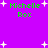 Purple background with green text 'Michelle Rox' and white star shapes scattered across the image.
