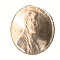 A sequence of coin images showing various angles and states of a single copper coin with a profile portrait on one side and inscriptions on the reverse.