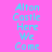 Pixelated cyan text on bright pink background with black horizontal bars shifting across the text in an animation.