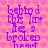 A static image with a pink heart-patterned background and purple text reading "behind this face is a broken heart" in pixelated font.