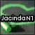 Animated green curved shape with text 'JacindaN1' over dark background, transitioning to heart-shaped hands with 'Page' over sunset, then colorful balls with 'Rocks' over blurred background.