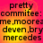 Static image with text 'pretty committee: me,mooreame,mooreadeven,bry mercedes' on a gradient background transitioning from pink to yellow.