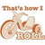 Pixelated image of a bicycle with text above and below, rendered in brown and beige tones on white background.