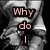 Black-and-white image of a person in a pose with text overlays reading "Why do I" and "Love you so much" across two
