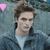 Pixelated static image of a person with brown hair wearing a dark jacket over a light shirt, with a pink heart symbol in the top-left corner against a blue-gray background.