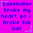 A static image with a bright purple background displays repeated text in blue pixelated font, accompanied by small star-like sparkles.
