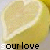 Animated contact sheet of a heart-shaped lemon slice with