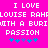 Pixelated text on bright pink background with blue and purple star-like symbols below.
