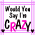 A 5x4 contact sheet of animated frames showing a text-based buddy icon with pink and black lettering on white backgrounds, featuring romantic song lyrics and heart symbols.