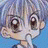 A pixelated anime-style character with light blue hair and large brown eyes on a blue background, next to "Anime IM" text on black.