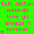Bright green background with repeated pink text and small star symbols arranged in a pattern