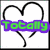 Two side-by-side heart-shaped icons with text overlays; left shows green 'Totally' on purple background, right shows blue 'Nifty' on red background.