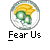 Two identical circular buddy icons with green and yellow cartoon characters displayed on a gray background, accompanied by promotional text for badassbuddy.com.