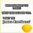 A pixelated static image shows a yellow circular shape on the right, with dark gray horizontal bars and blocky text-like shapes above it against a white background.