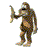 Two side-by-side pixelated frames of a humanoid figure holding a sword-like object against a gray background.