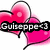 Animated icon with pink hearts and black outlines, featuring text 'Guiseppe<3' over the hearts.