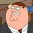 Animated contact sheet of Family Guy characters in a 3x3 grid showing sequential frame changes with visible character expressions and poses.