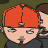 Animated contact sheet showing multiple frames of a pixel-art character with changing headwear and facial expressions against a solid background.