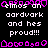 Pixelated text and pink symbols on black background with gray rectangle, showing repeated phrases and decorative elements.