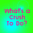 Four identical display pink pixelated text 'What's a Crush To Do?' on a green-to-cyan gradient background with subtle light effects