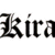 Six anime-style character portraits arranged in a , with partial text reading 'Kira' on the top-left