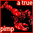 Pixelated red lobster with segmented body and claws against black background, framed by red border with text elements.