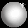A circular icon with a white star in the top-right corner transitions from a bright light to a smiling man's face
