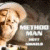 A 50x50 pixel animated contact sheet showing two frames of a Method Man-themed buddy icon with green text branding on the right side.