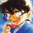 A 48x48 pixel buddy icon featuring a cartoon character with dark hair and glasses holding an object, alongside text reading "Anime IM" and "c0m" on a black background.
