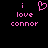 Pixelated pink text and a heart symbol on black background, with one version showing the heart as part of the design.
