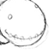 A static 50x50 pixel grayscale icon featuring a minimalist, abstract circular outline with one visible eye and partial mouth details on a white background.