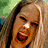 Animated contact sheet of three frames showing a woman with long hair in different expressions and poses, each frame cropped to 48x48 pixels within a larger 512x512 image grid.