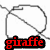 Pixelated icon shows a gray wireframe giraffe head with red text 'giraffe' on black background.