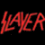 Static pixelated red text logo on black background with visible dithering and slight anti-aliasing edges.