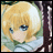 A pixelated anime-style character with blonde hair and blue eyes appears on the left side of a contact sheet, while the right side displays text reading "Anime IM" above "COM" in white pixelated font against black background.