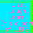 Pixelated text on a bright blue background with green lines, displaying 'Live. Laugh. Learn. It's a part of LIFE!' in pink and purple hues