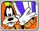Animated cartoon character with orange fur, green hat, and white gloves in a sequence showing hand gestures and facial expressions against an orange background.