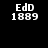 Pixelated white text on black background with gray rectangle, displaying fragmented phrases and partial words.