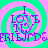 A static image with four identical quadrants featuring purple text "I LOVE YOU FRIENDS" over a green and pink spiral background.
