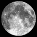 25 grayscale moon phases arranged in five and five , showing the full cycle from new moon to full moon and back